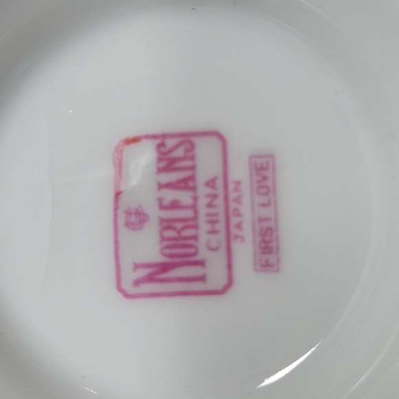 Vintage Norleans China Japan First Love Creamer - Picture 8 of 9